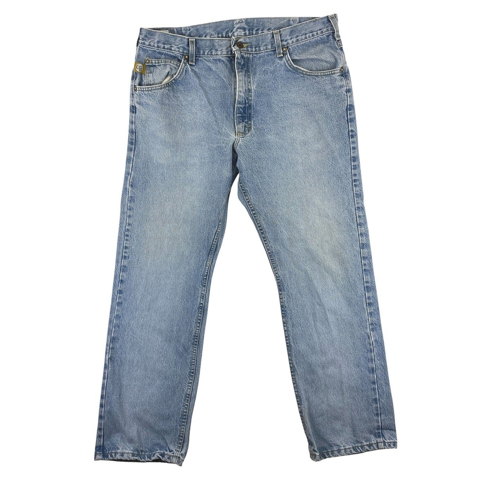 Lee Dungarees Straight Leg Jeans Mens 36x30 Light Wash Denim Casual Y2K